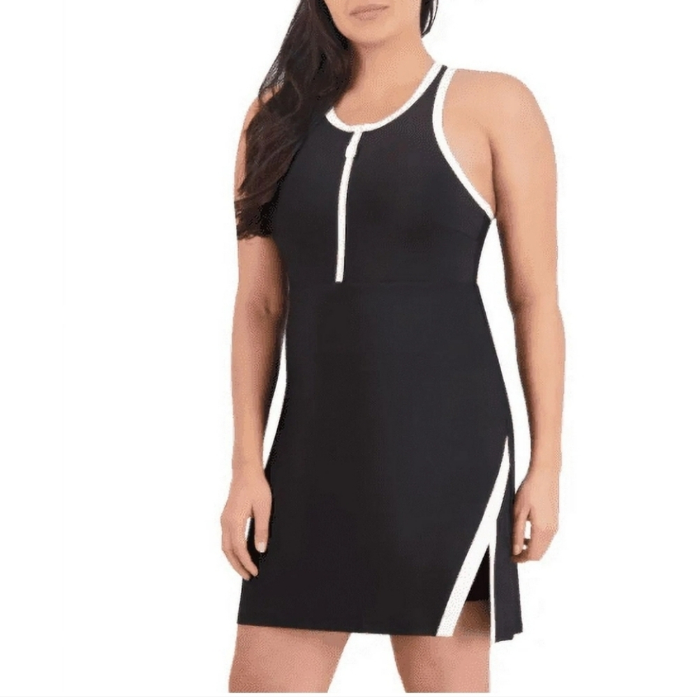 Sage Collective Floral Racerback Fit & Flare Active Dress